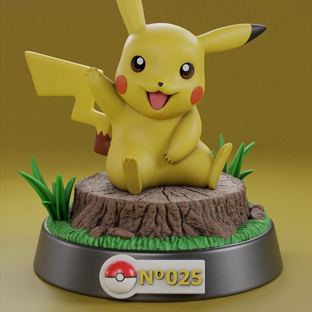 Pikachu Pokémon 3D